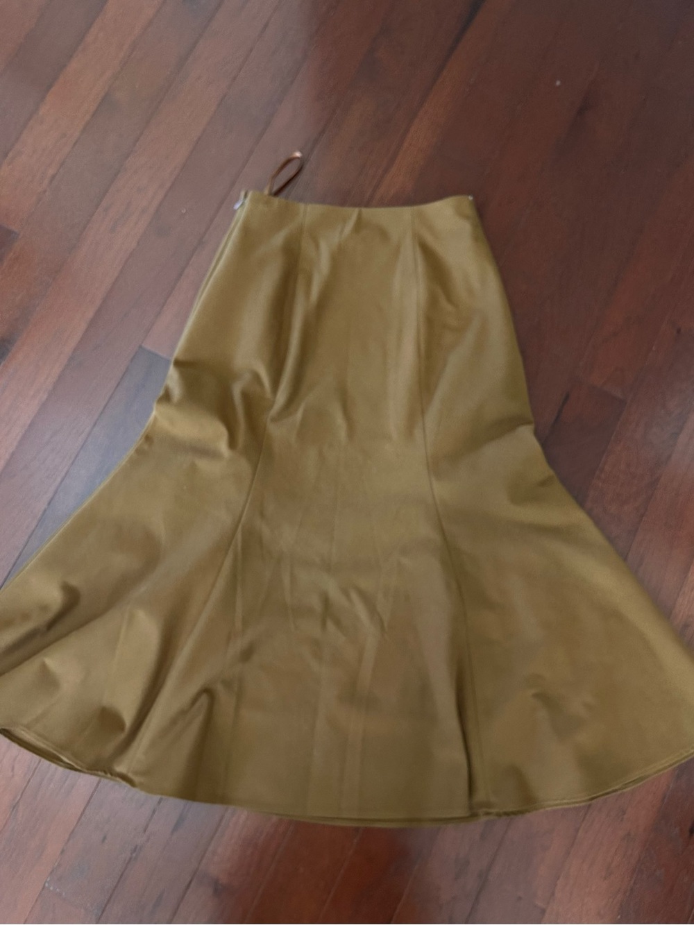 Uniqlo Flare Midi Skirt Musto A-Line High Waist Lined Size 2 Minimalist - Picture 4 of 10